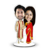 Indian Married Couple Caricature